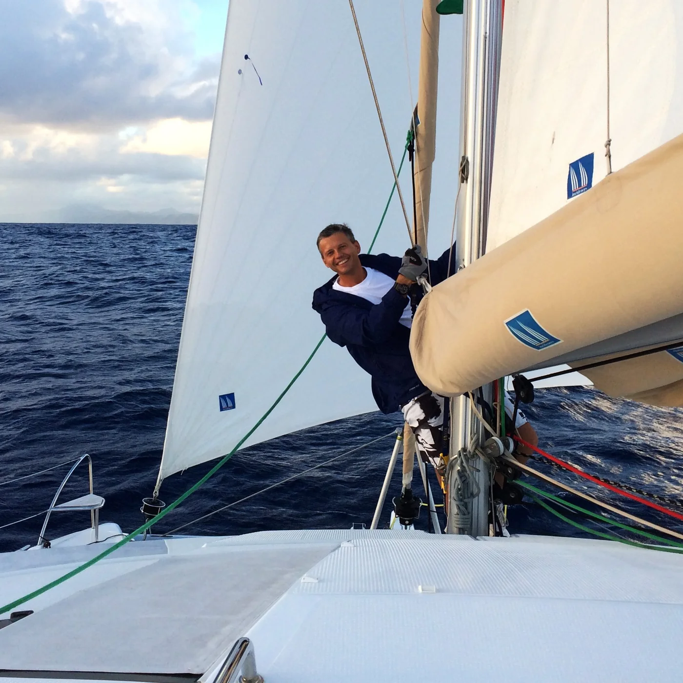 Maksim Godovykh sailing